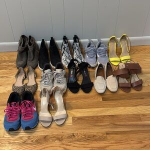 12 pair shoe bundle size 6.5 women’s